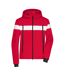 Veste Wintersport Homme Rouge Clair Blanc Noir James And Nicholson-1