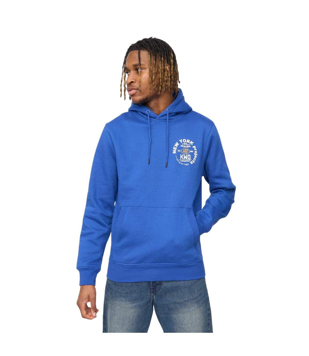 Sweat À Capuche Mobalot Homme Bleu Kings Will Dream-2