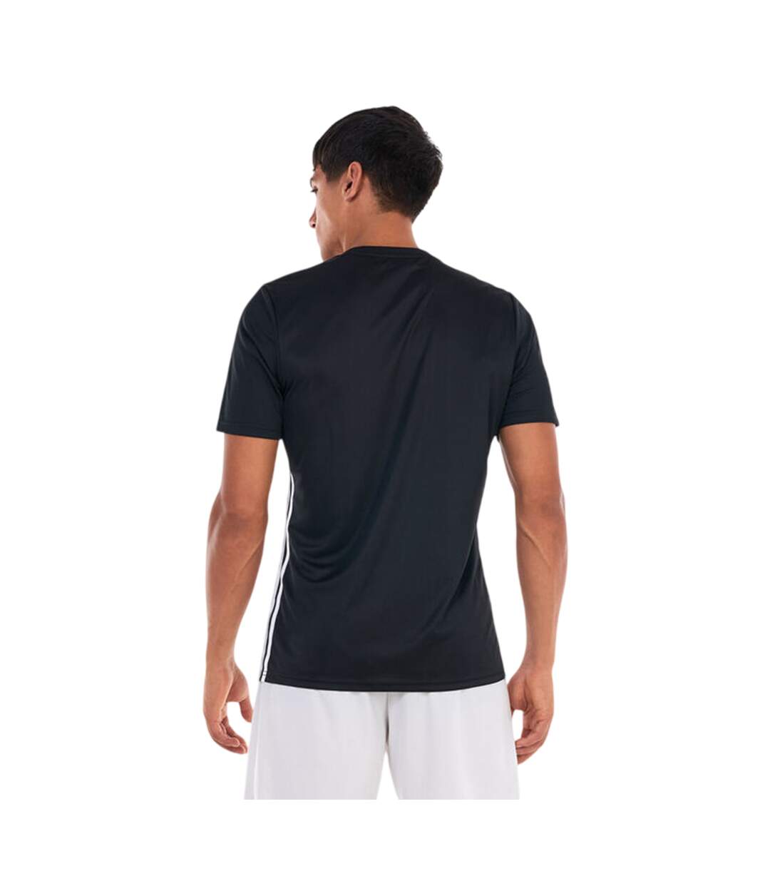 T-shirt Motif/style 3 Rayures Table Homme Noir Adidas-3