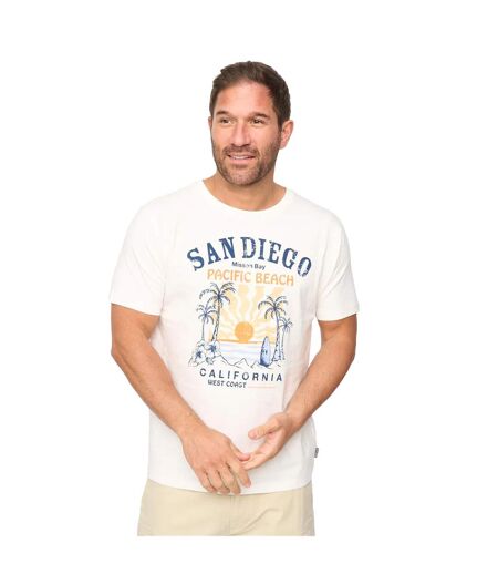 T-shirt Sandico Homme Blanc Cassé Bewley & Ritch