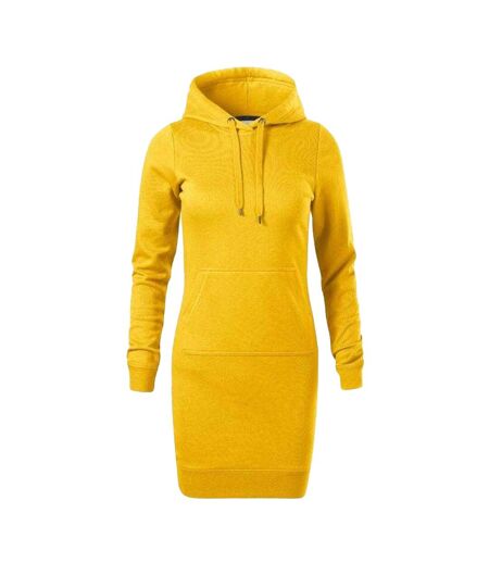 Robe À Capuche Snap Femme Jaune Malfini