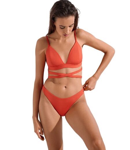 Bas maillot slip de bain échancré taille basse Normandie Lisca