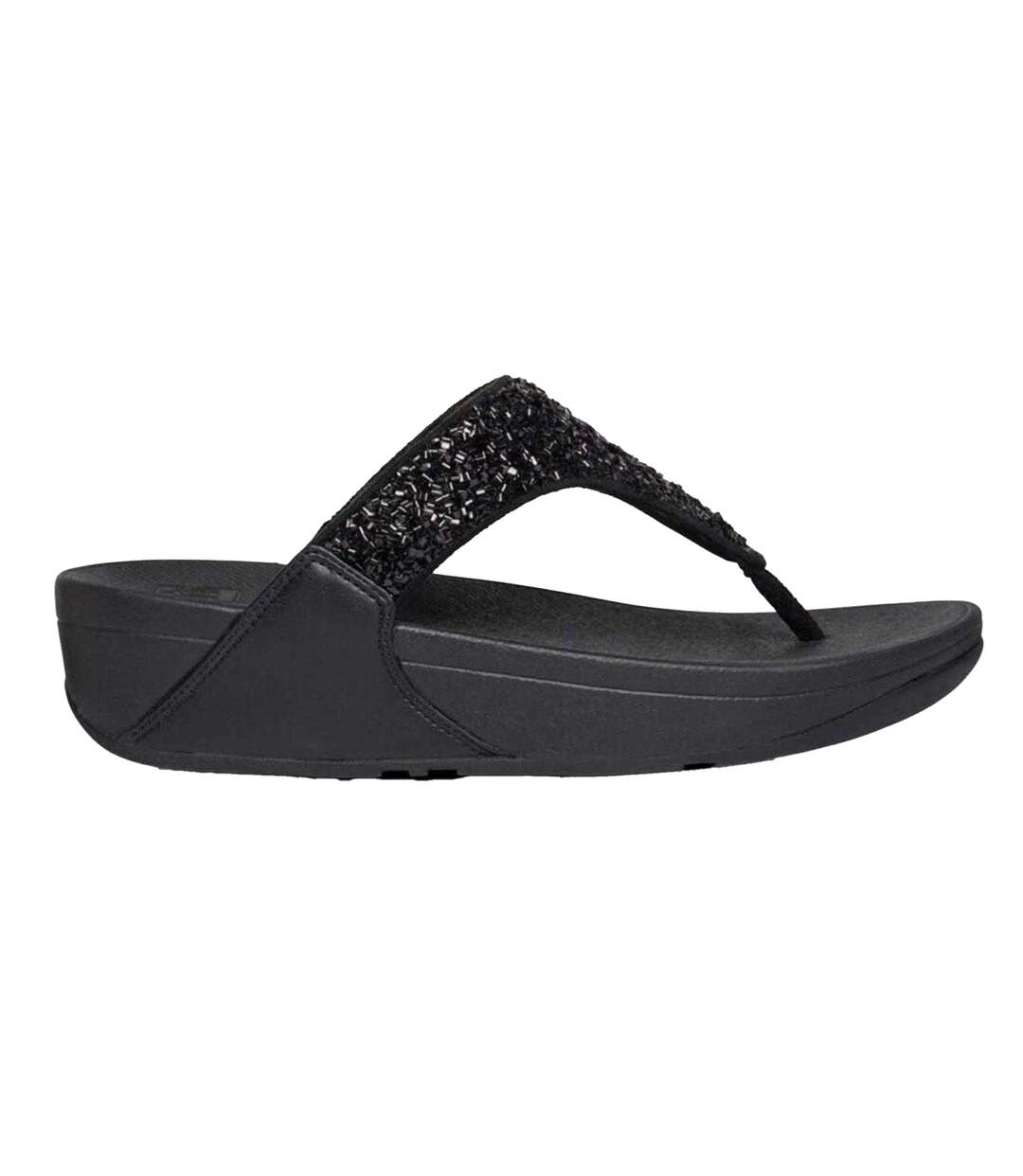 Sandales À Talons Compensés Lulu Summerfoil Femme Noir FitFlop-1
