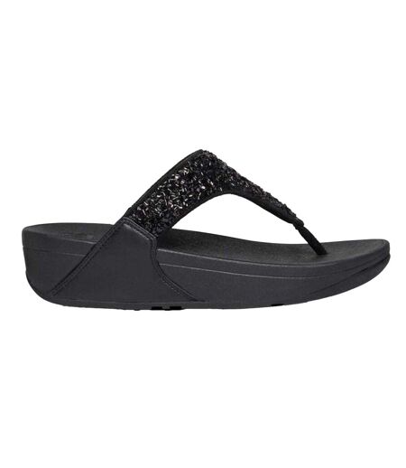 Sandales À Talons Compensés Lulu Summerfoil Femme Noir FitFlop