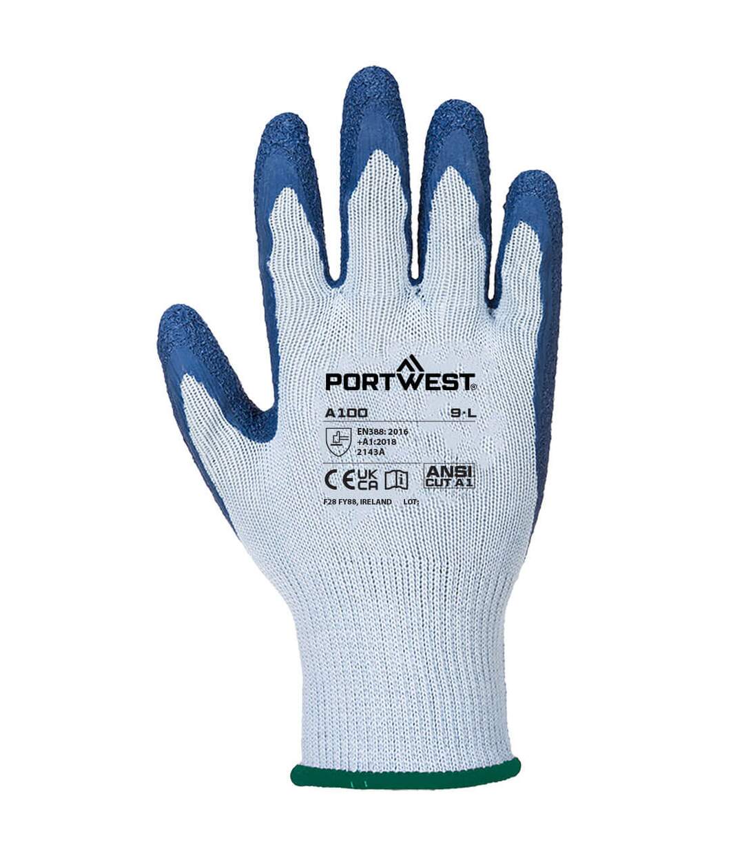 Gants adhérents a100 2xl gris / bleu Portwest-2