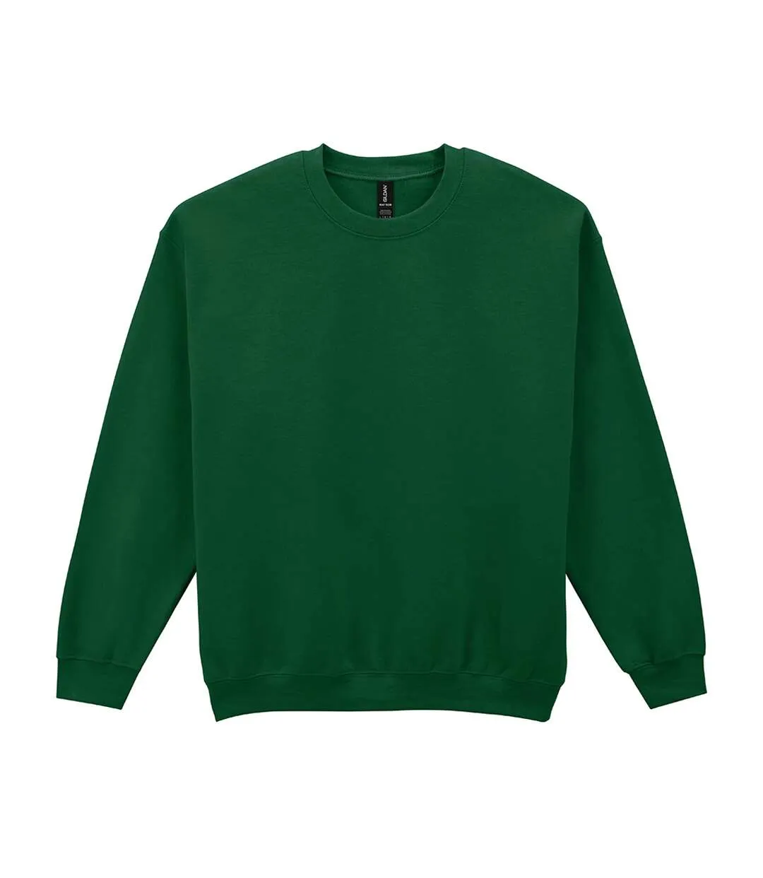Womens/ladies Heavy Blend Sweatshirt Fan Dark Green Gildan-1