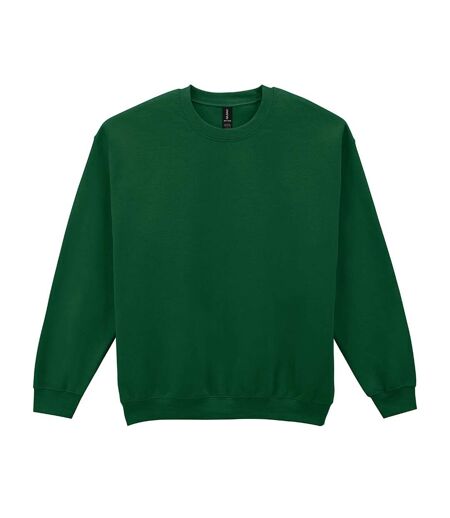 Womens/ladies Heavy Blend Sweatshirt Fan Dark Green Gildan