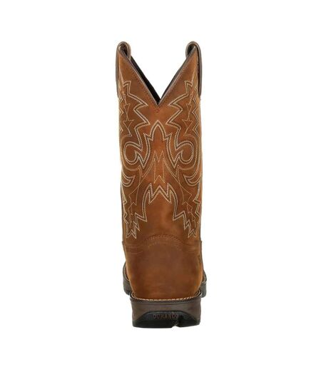 Bottes De Cowboy Rebel Homme Marron Clair Durango