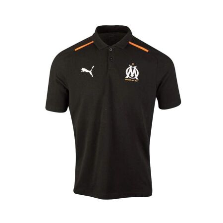 OM Polo Noir Homme Puma 2024 - L