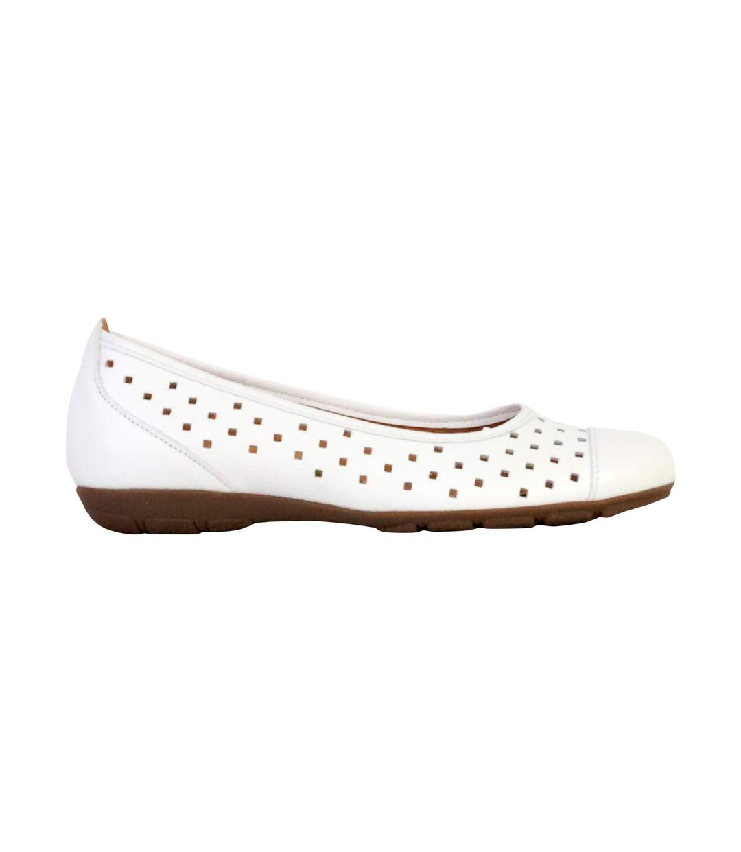 Ballerine Basse Cuir Gabor Cervo-2