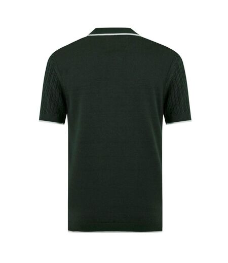 Mens Braided Regular Short-sleeved Polo Shirt Evergreen Jack Wills