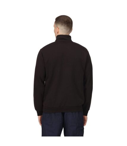 Regatta Mens Pro Quarter Zip Sweatshirt (Black)