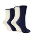 4 Pack Ladies Cable Knit and Lurex Glitter Socks for Sparkling Style and Comfort-1