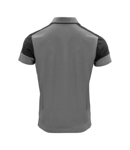 Polo Prime Homme Gris Noir Printer