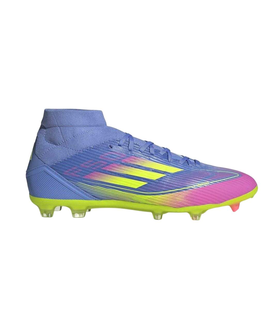 Mens F50 League Firm Ground Football Boots Blue Lemon Adidas-1