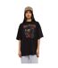 T-shirt femme relax fit col rond print devant Wolf Vondutch-1