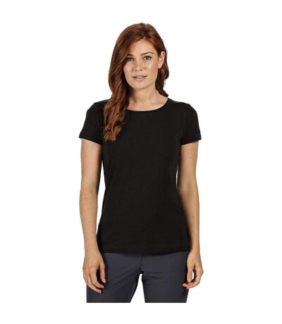 T-shirt Manches Courtes Carlie Femme Noir Regatta
