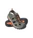Mens Rift Drainage Sandals Khaki Green Mountain Warehouse-1