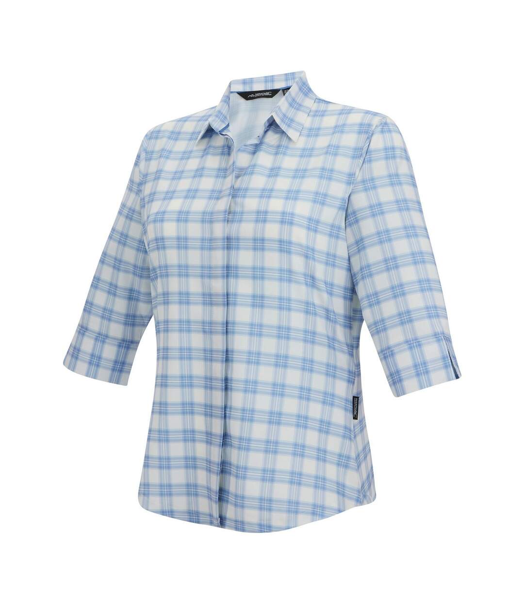 Chemisier Motif/style À Carreaux Keralin Femme Denim Délavé Regatta-4
