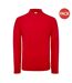 Pack of 2  Id.001 mens long sleeve polo  crimson B&C