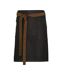Tablier Taille Division Taille Unique Noir Brun Clair Premier-1
