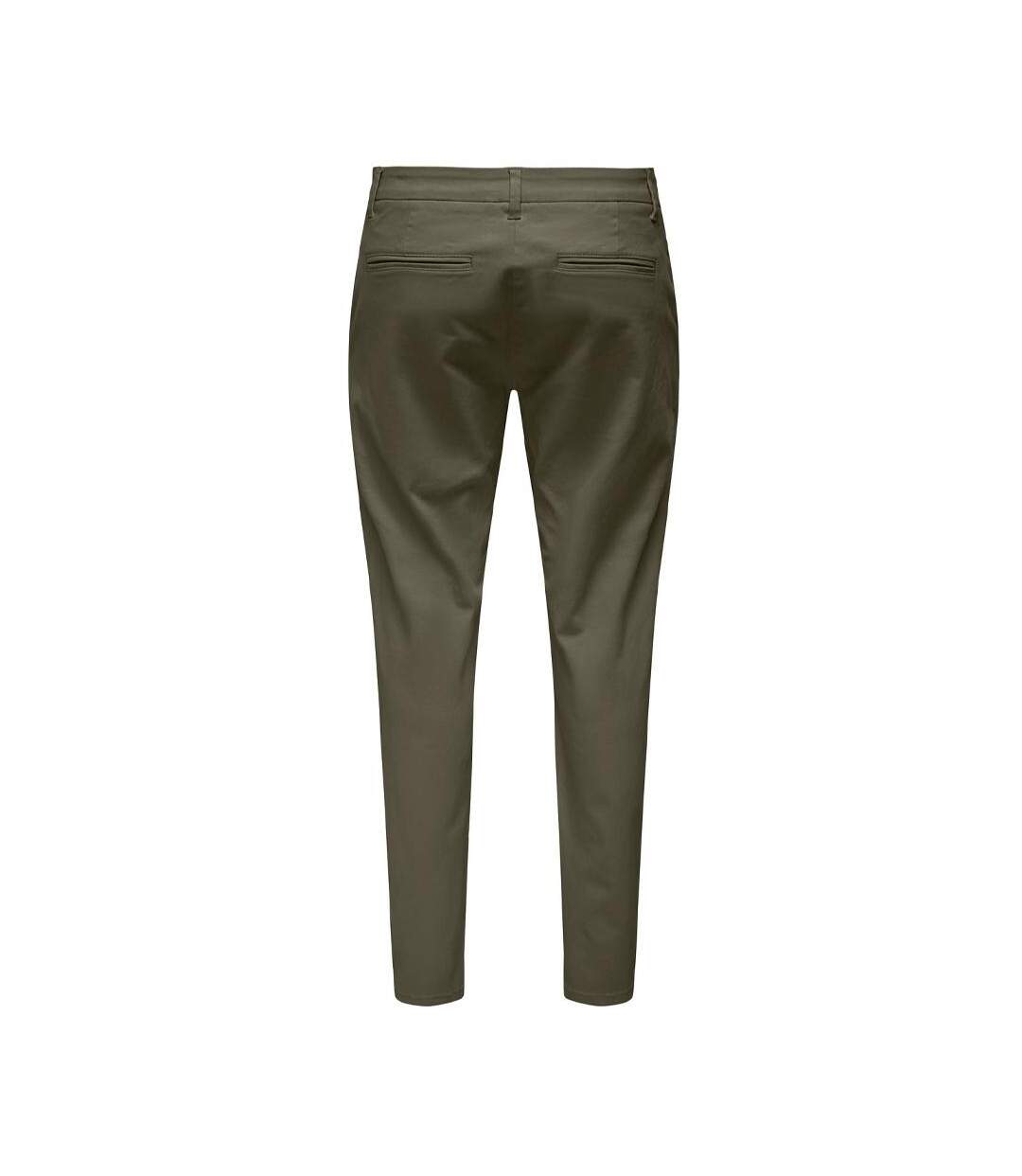 Pantalon Chino Kaki Homme Only & Sons Life - W28-L32