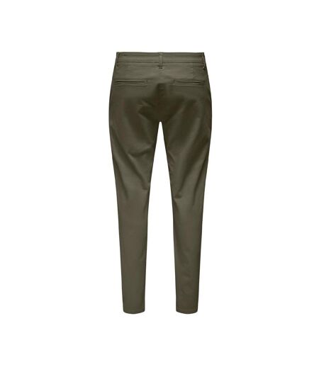 Pantalon Chino Kaki Homme Only & Sons Life - W28-L32