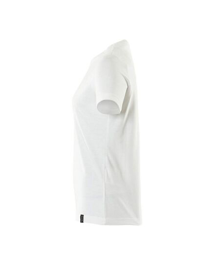 Womens/ladies Crossover T-shirt White Mascot