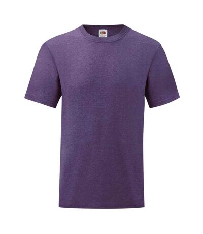 T-shirt Valueweight Homme Violet Chiné Fruit Of The Loom