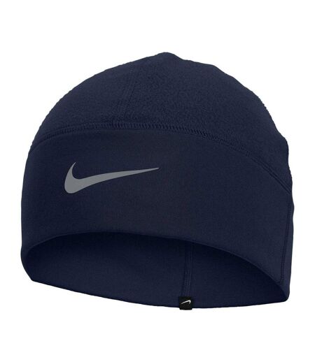 Bonnet Motif/style Swoosh Therma Fit Bleu Marine Nike