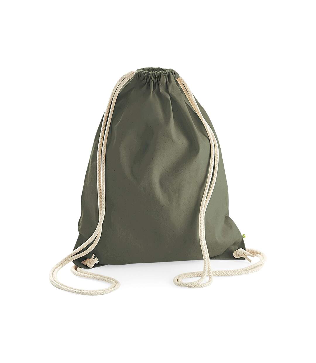 Earthaware Organic Gymsac One Size Olive Green Westford Mill-2