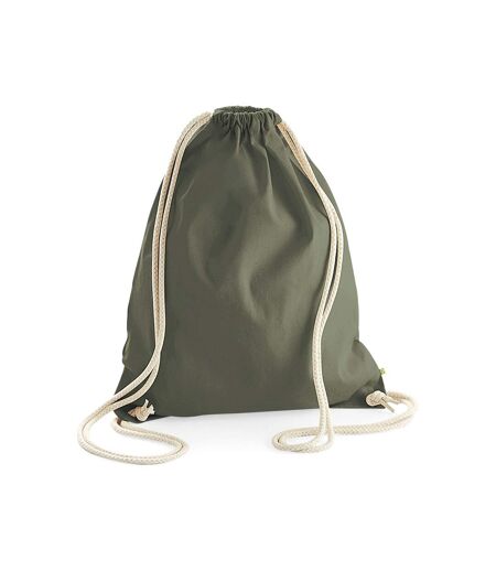 Earthaware Organic Gymsac One Size Olive Green Westford Mill