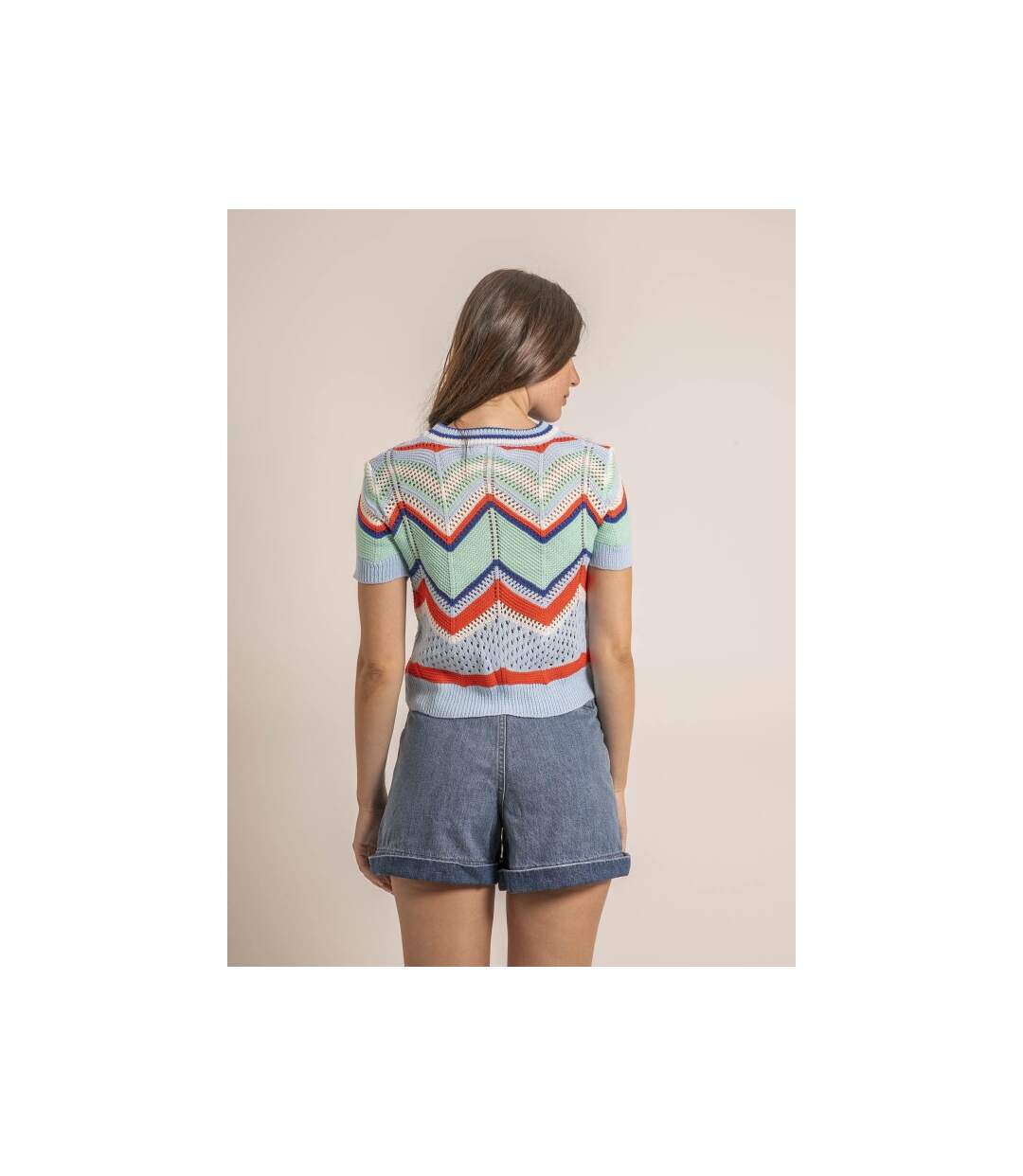 Pull léger manches courtes KURINA - Dona X Lisa-2