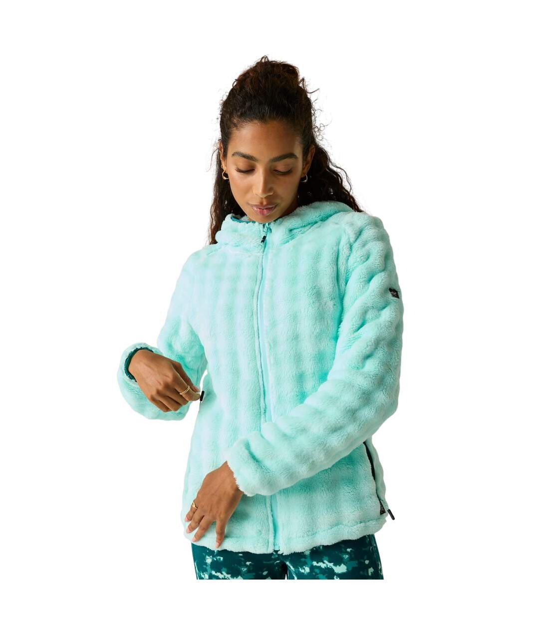 Polaire Motif/style Texturé Endra Femme Turquoise Pâle Regatta-1