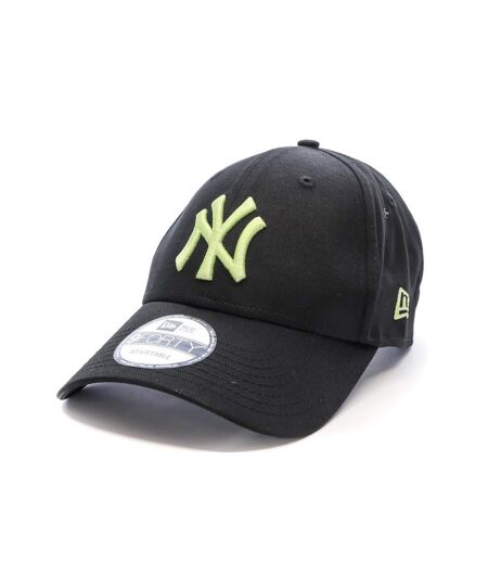 Casquette noire/vert homme new era league essential