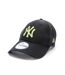 Casquette noire/vert homme new era league essential-1