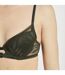 Soutien-gorge ampliforme coque moulée kaki Lina