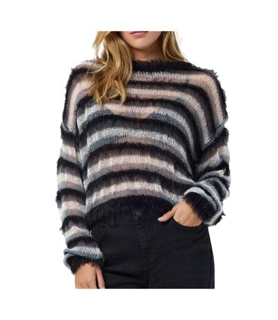 Pull en Maille Noir Femme Noisy May Morgan - L