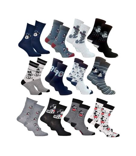 Chaussettes Mickey - Pack de 12