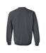 Unisex adult heavy blend crew neck sweatshirt charcoal Gildan-2