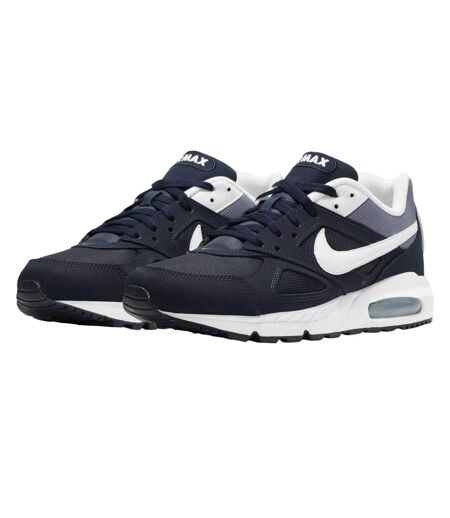 Mens Air Max Leather Trainers Navy White Nike