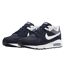 Mens Air Max Leather Trainers Navy White Nike-4