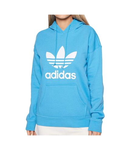 Sweat à Capuche Bleu Femme Adidas Hoodie - 34