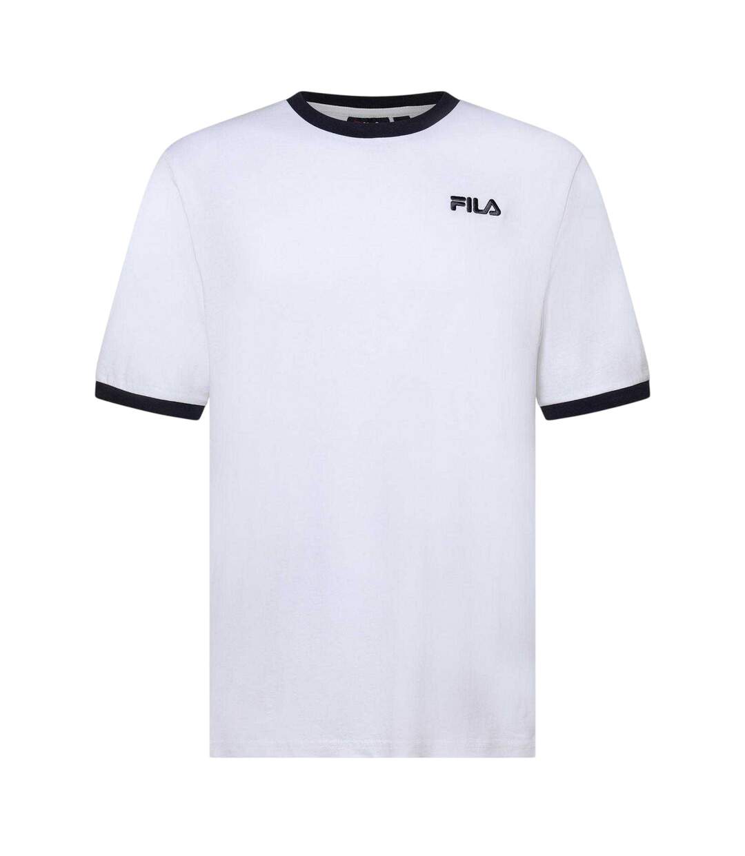T-shirt Motif/style Logo Aster Homme Blanc Bleu Marine Fila-1