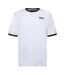 T-shirt Motif/style Logo Aster Homme Blanc Bleu Marine Fila-1