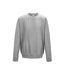 AWDis Just Hoods AWDis Unisex Crew Neck Plain Sweatshirt (280 GSM) (Heather Gray) - UTPC2103