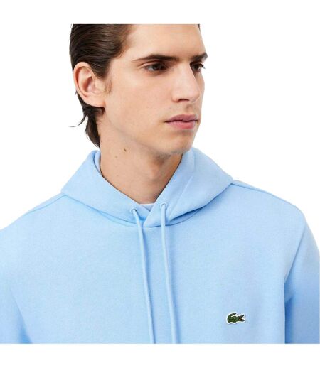 Sweat À Capuche Homme Bleu Clair Lacoste