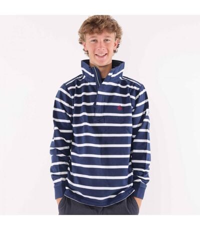 Sweat Motif/style Rayé Homme Marine Lazy Jacks