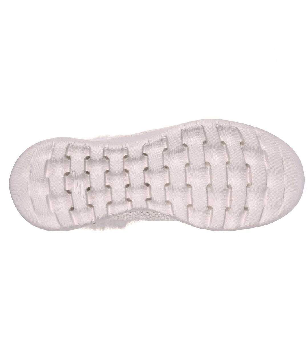 Womens/ladies On The Go Flat Boots Natural Skechers-4