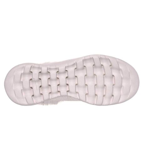 Womens/ladies On The Go Flat Boots Natural Skechers